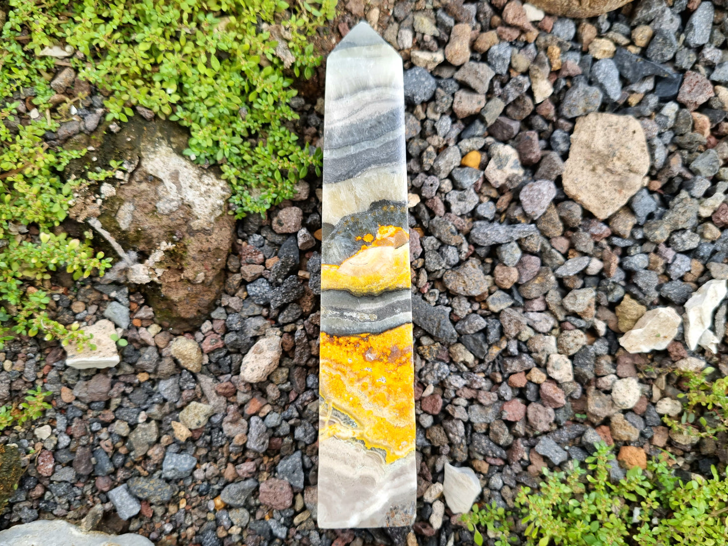 Bumblebee Jasper Tower - Indonesian Bumblebee Jasper Point