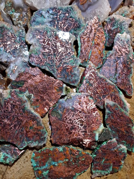 Chrysocolla with Copper Chalcedony from Indonesia: A Rare Gemstone Combining Natural Beauty and Geological Wonder