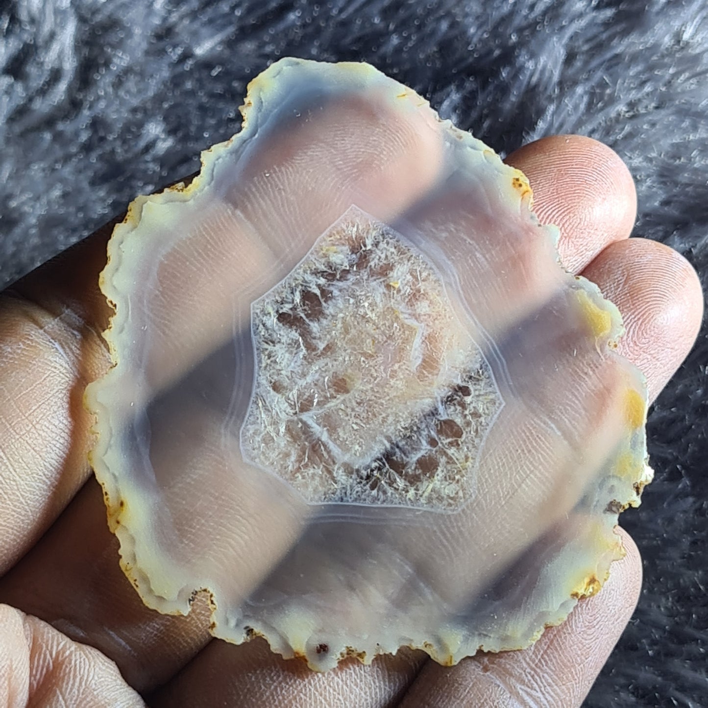 Iris Rainbow Agate Big Slice | Optical Agate from Indonesia 44.85 ct