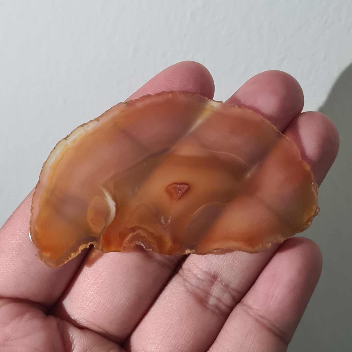 47.30 Cts Phenomenal Iris Agate Slice - Rare Collection of Indonesia Rainbow Iris Agate